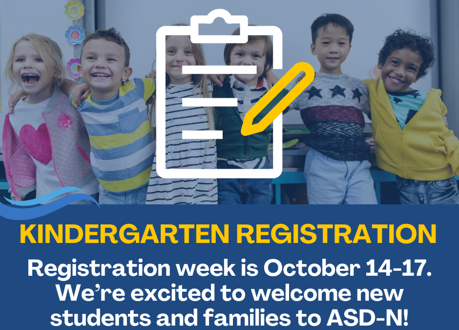 Kindergarten Registration Week takes place October 14–17, 2025!